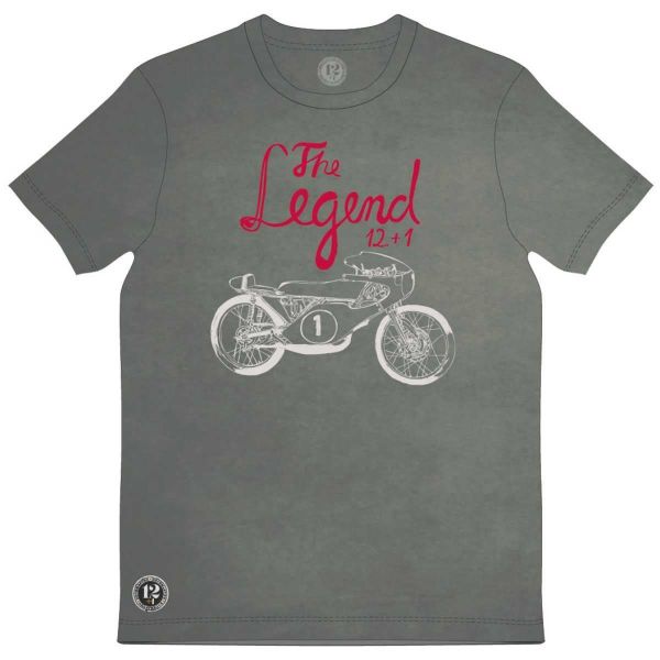 Tricouri/Camasi Casual VR46 Tricou Angel Nieto ANMTS177311NF Gri