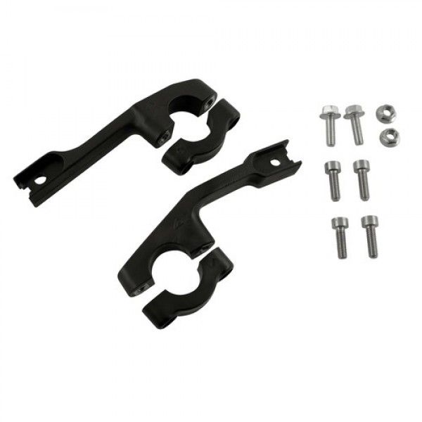  Acerbis Plastic Mount Kit Handguard Uniko Vented Black/White