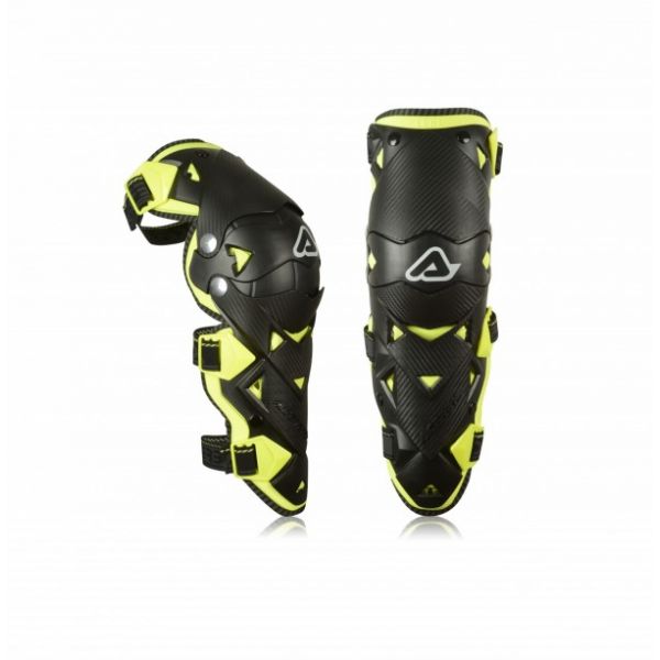 Genunchiere si Orteze Acerbis Genunchiere Moto Impact Evo 3 Black/Yellow Fluo