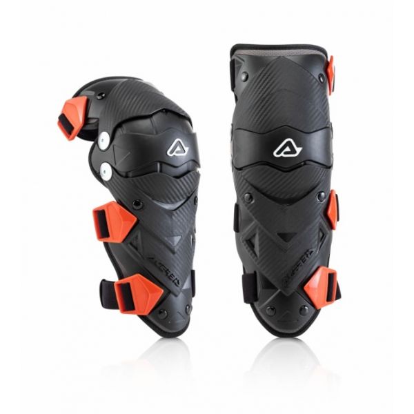 Protectii MX-Enduro Copii Acerbis Genunchiere Moto MX Copii Impact Black/Red