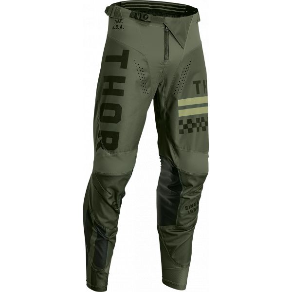 Pantaloni MX-Enduro Thor Pantaloni Moto Enduro Pulse Combat Army Green 23