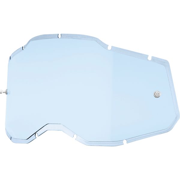 Goggle Accessories 100 la suta Goggles Replacement Lens Accuri 2/Racecraft 2/Strata 2 Injected Blue