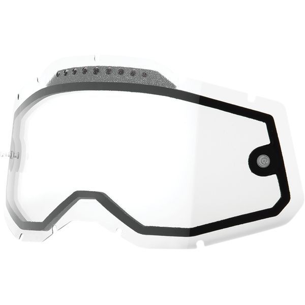 Accesorii Ochelari 100 la suta Lentila Schimb Ochelari Accuri 2/Racecraft 2/Strata 2 Dual Vented Clear