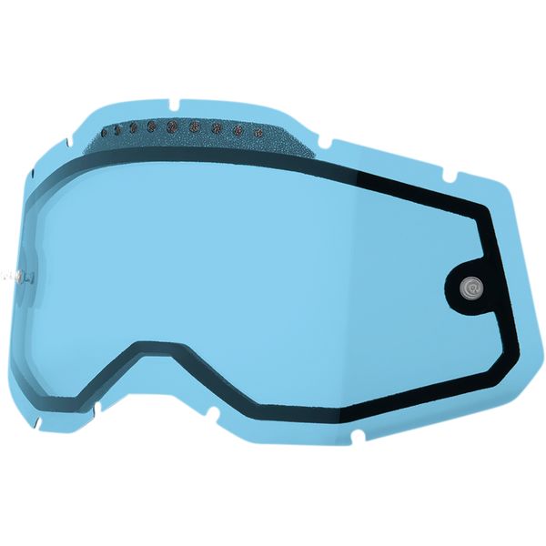 Accesorii Ochelari 100 la suta Lentila Schimb Ochelari Accuri 2/Racecraft 2/Strata 2 Dual Vented Blue