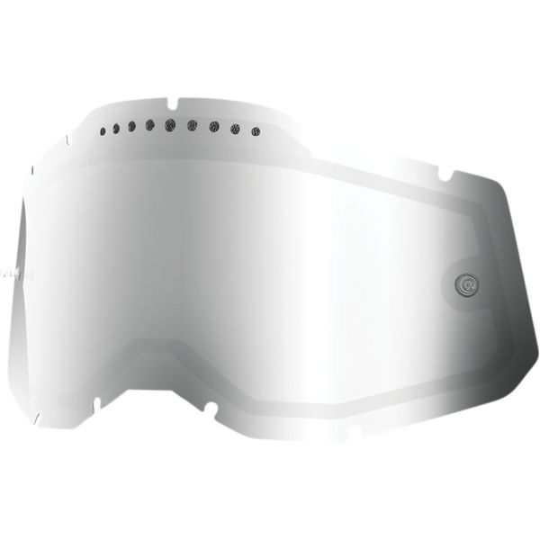 Accesorii Ochelari 100 la suta Lentila Schimb Ochelari Accuri 2/Racecraft 2/Strata 2 Dual Vented Mirror Silver