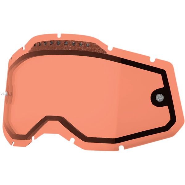 Accesorii Ochelari 100 la suta Lentila Schimb Ochelari Accuri 2/Racecraft 2/Strata 2 Dual Vented Red
