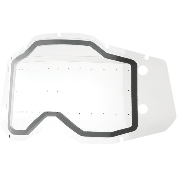 Accesorii Ochelari 100 la suta Lentila Schimb Ochelari Accuri 2/Racecraft 2/Strata 2 Forecast Dual Clear