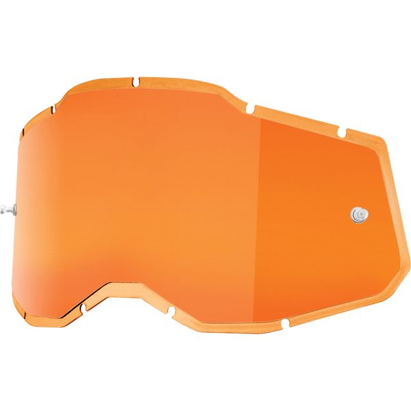 Goggle Accessories 100 la suta Goggles Replacement Lens Accuri 2/Racecraft 2/Strata 2 Injected Persimmon