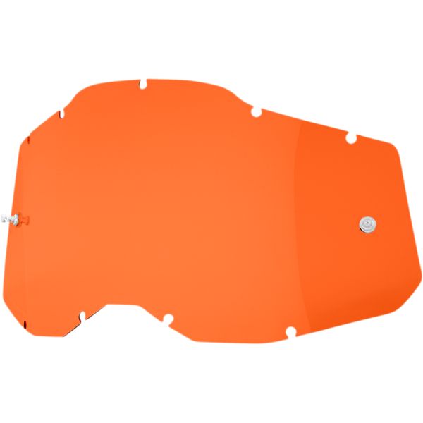 Goggle Accessories 100 la suta Goggles Replacement Lens Accuri 2/Racecraft 2/Strata 2 Orange