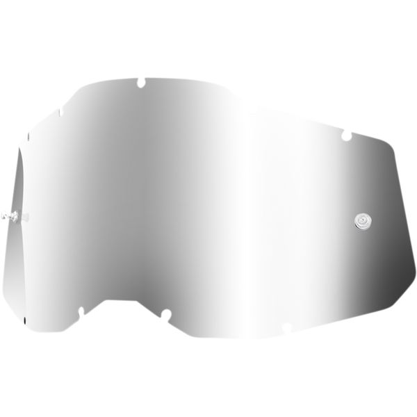 Goggle Accessories 100 la suta Goggles Replacement Lens Accuri 2/Racecraft 2/Strata 2 Mirror Silver