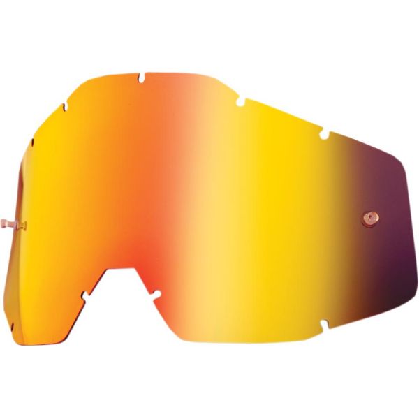 Accesorii Ochelari 100 la suta Lentila Schimb Racecraft/Accuri/Strata Copii Oglinda Rosie 