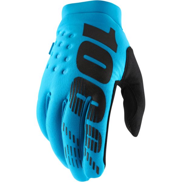 Gloves MX-Enduro 100 la suta Moto Gloves MX/Enduro Brisker Turquoise 10003-00039