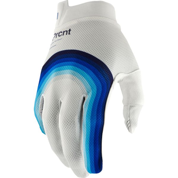 Gloves MX-Enduro 100 la suta Moto Gloves MX/Enduro Itrack White-Blue  10008-00058