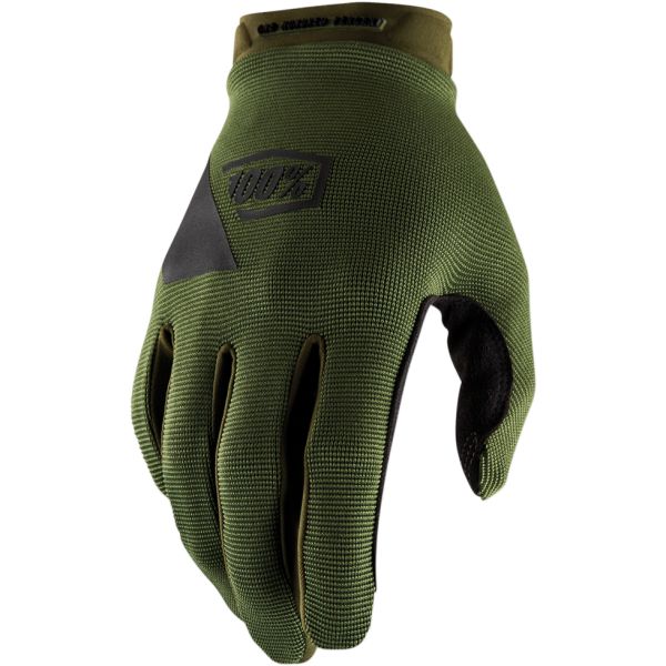 Gloves MX-Enduro 100 la suta Moto Gloves MX/Enduro Ridecamp Green 10011-00004
