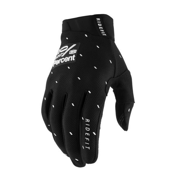 Manusi MX-Enduro 100 la suta Manusi Moto MX/Enduro Ridefit White-Black 10010-00038