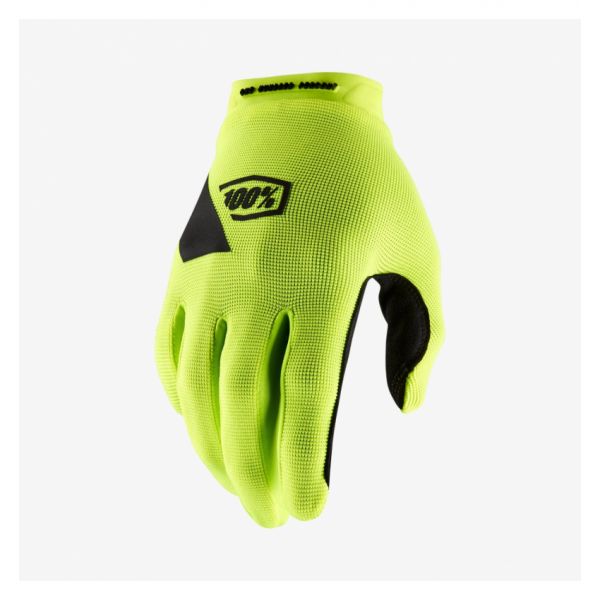  100 la suta RIDECAMP Fluo Yellow Gloves