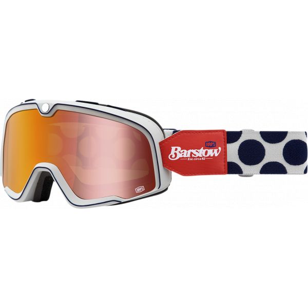Ochelari MX-Enduro 100 la suta Ochelari Moto Enduro Barrstow Hayworth Mirror Red Lens - 50000-00004