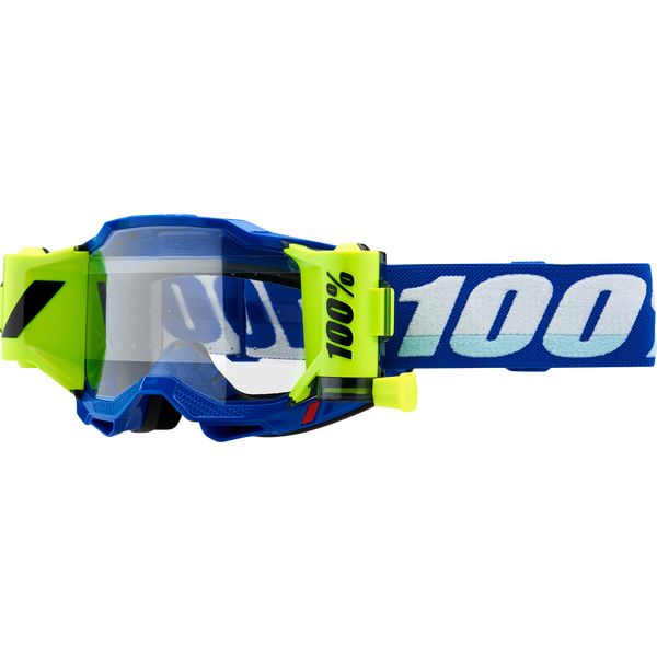 Goggles MX-Enduro 100 la suta Enduro Moto Goggles Accuri 2 Forecast Blue Clear Lens