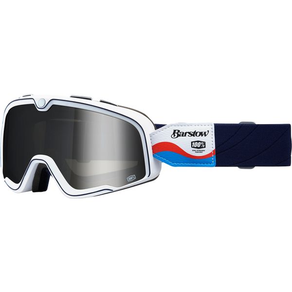 Ochelari MX-Enduro 100 la suta Ochelari Moto Enduro Barstow Blue/Red/White Mirrored Lens