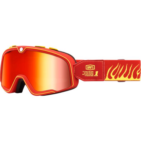 Ochelari MX-Enduro 100 la suta Ochelari Moto Enduro Barstow Death Spray Mirrored Lens
