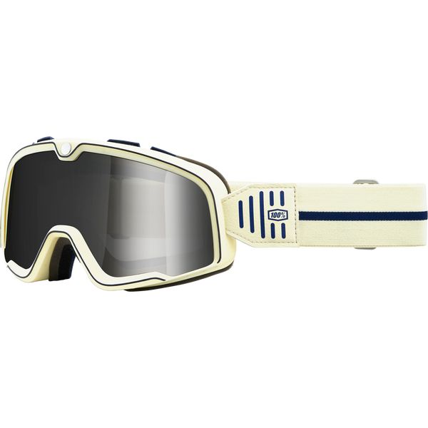 Ochelari MX-Enduro 100 la suta Ochelari Moto Enduro Barstow White Mirrored Lens