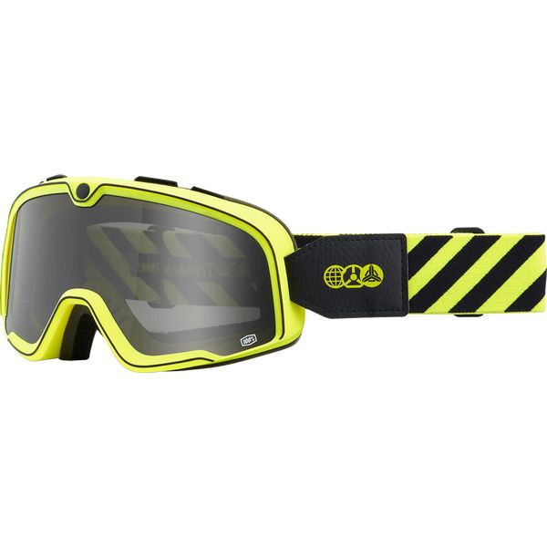 Ochelari MX-Enduro 100 la suta Ochelari Moto Enduro Barstow Yellow Clear Lens