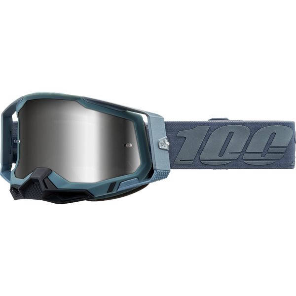 Ochelari MX-Enduro 100 la suta Ochelari Moto Enduro Racecraft 2 Battleship Mirrored Lens