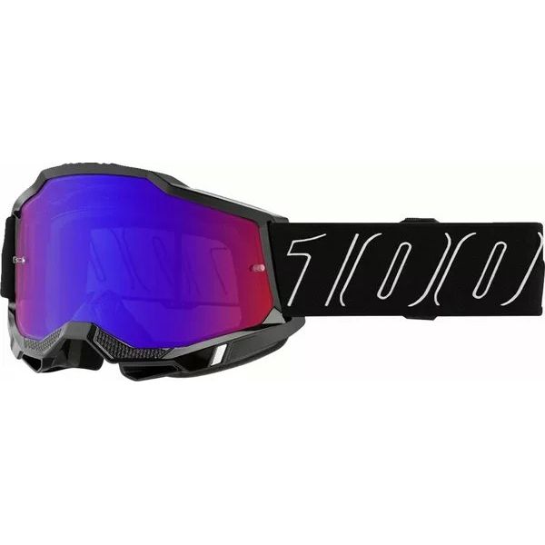 Ochelari MX-Enduro 100 la suta Ochelari Moto MX/Enduro Accuri 2 Blackline/Mirror Red/Blue 2025