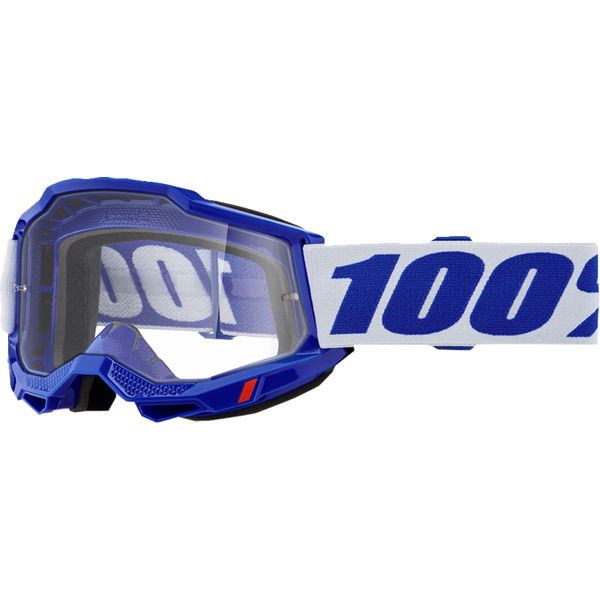 Goggles MX-Enduro 100 la suta Moto MX/Enduro Goggles Accuri 2 Blue Clear Lens 50013-00039