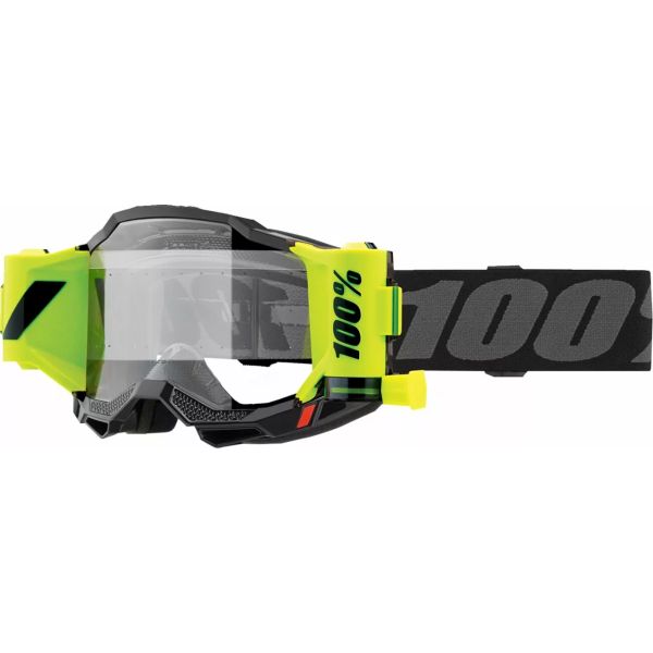 Goggles MX-Enduro 100 la suta MX/Enduro Goggle Accuri 2 Forecast Black/Yellow Fluo Clear Lens