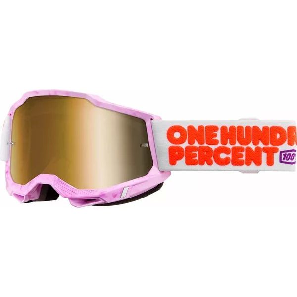 Ochelari MX-Enduro 100 la suta Ochelari Moto MX/Enduro Accuri 2 Hundreds/Mirror Gold 2025
