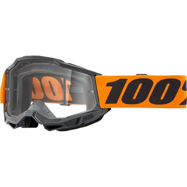 Goggles MX-Enduro 100 la suta Moto MX/Enduro Goggles Accuri 2 Orange Clear Lens 50013-00041