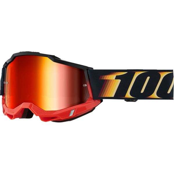 Ochelari MX-Enduro 100 la suta Ochelari Moto MX/Enduro Accuri 2 Stamino 2 Red-Mirror Lens 50014-00034