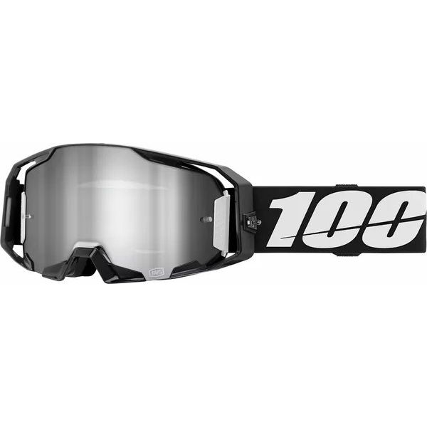 Ochelari MX-Enduro 100 la suta Ochelari Moto MX/Enduro ARmatic Black/Mirror Silver 2025