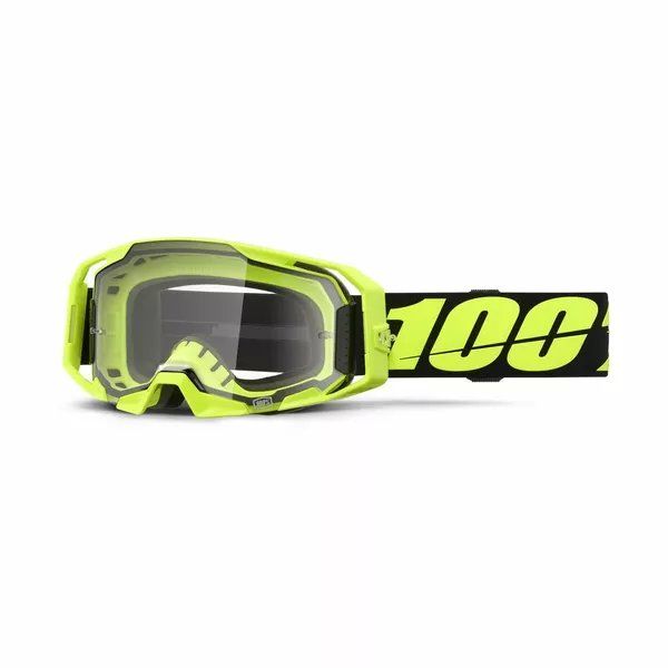 Ochelari MX-Enduro 100 la suta Ochelari Moto MX/Enduro ARmatic Neon Yellow/Clear 2025