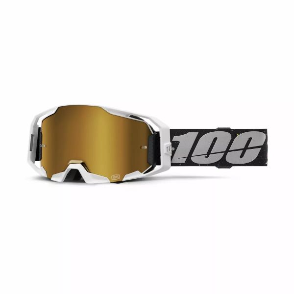Ochelari MX-Enduro 100 la suta Ochelari Moto MX/Enduro ARmatic Rapid RCR/Mirror Gold 2025