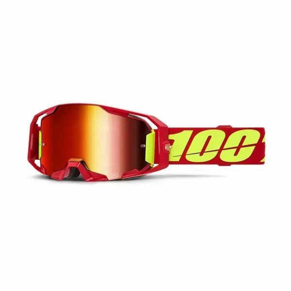Ochelari MX-Enduro 100 la suta Ochelari Moto MX/Enduro ARmatic Red/Mirror Red 2025