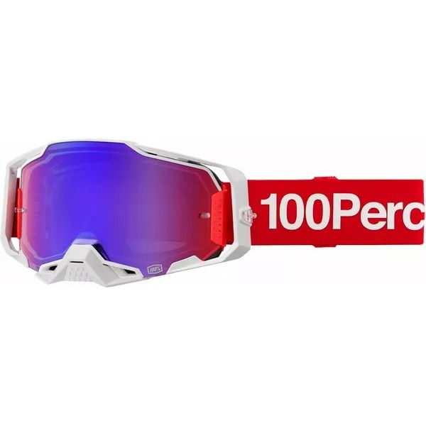 Ochelari MX-Enduro 100 la suta Ochelari Moto MX/Enduro Armega Corbin/Mirror Red/Blue 2025