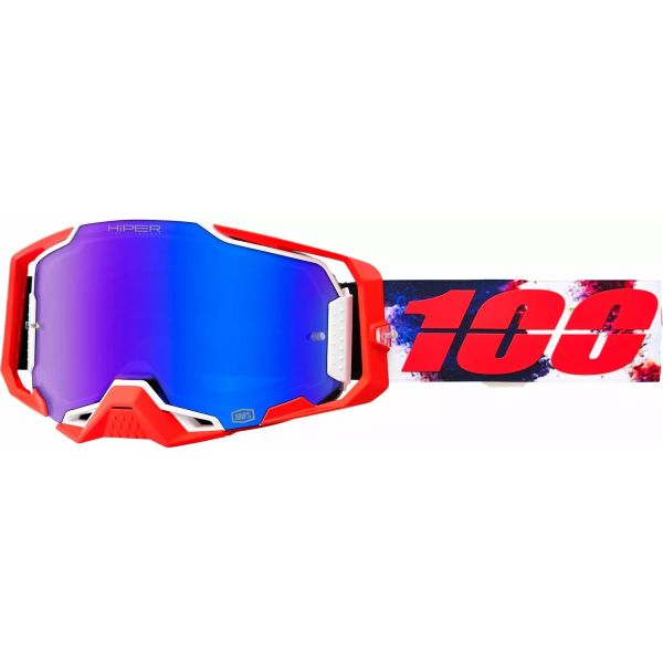 Goggles MX-Enduro 100 la suta MX/Enduro Goggles Armega HiPER Morpho/Mirror Blue 2025