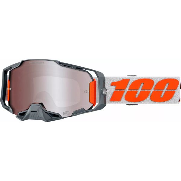 Goggles MX-Enduro 100 la suta MX/Enduro Goggles Armega HiPER Silver/Mirror Silver 2025