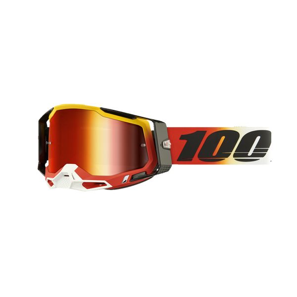 Ochelari MX-Enduro 100 la suta Ochelari Moto MX/Enduro Racecraft 2 Ogusto Red-Mirror  Lens 50010-00024
