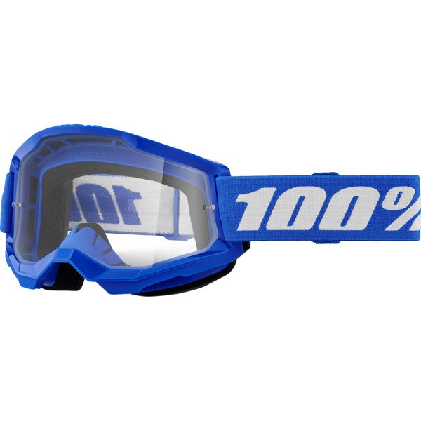 Goggles MX-Enduro 100 la suta Moto MX/Enduro Goggles Strata 2 Verde Clear Lens 50027-00014