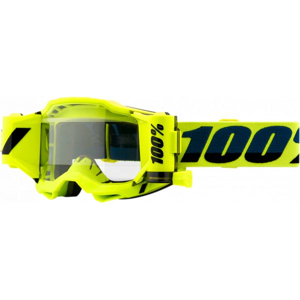 Ochelari MX-Enduro 100 la suta Ochelari Enduro Accuri 2 Forecast Fluo Yellow Clear Lens