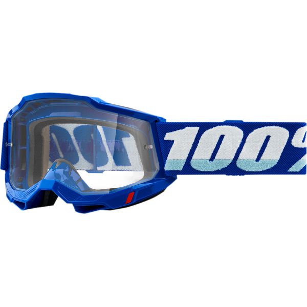 Goggles MX-Enduro 100 la suta Goggles MX Accuri 2 OTG Blue Clear Lens