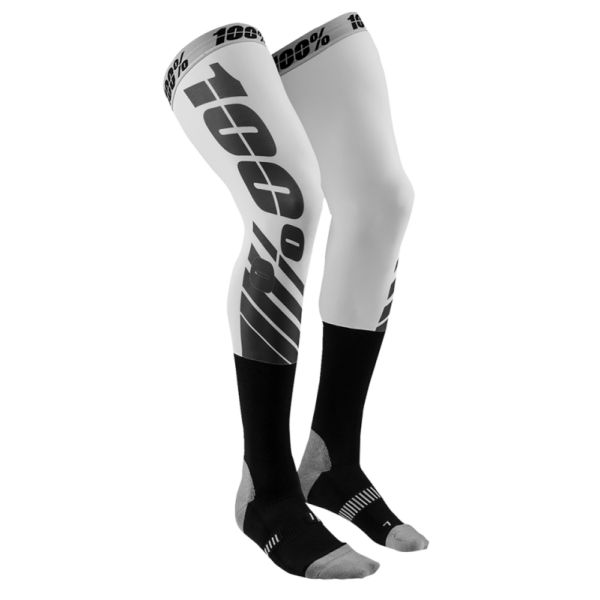 Socks MX-Enduro 100 la suta Moto Sock MX/Enduro Rev Knee Brace Performance Black-Gray-White 24