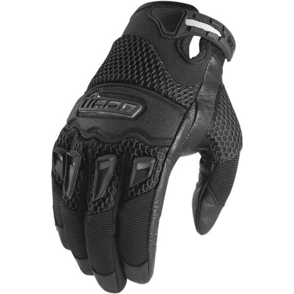 Manusi Moto Sport si Piele Icon Manusi Moto Textile/Piele Twenty Niner Black 2020