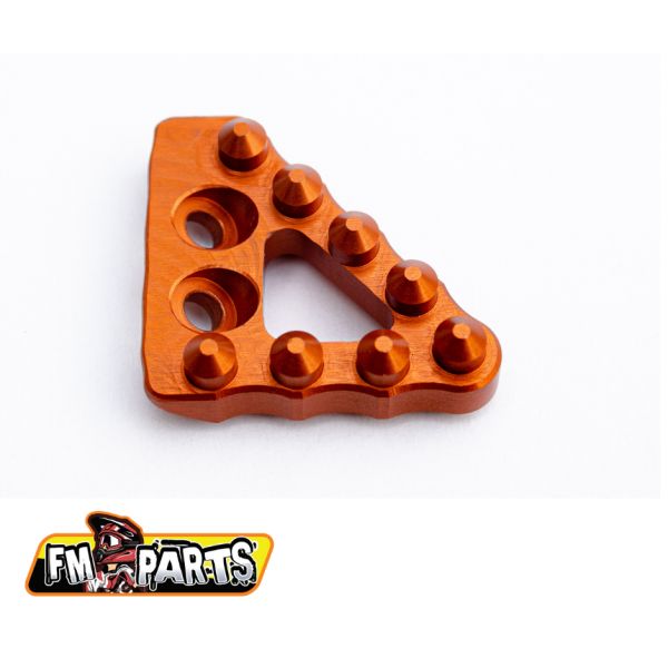 MX/Enduro Brake Pedals Fm-Parts Rear Brake Pedal Extended Tip KTM/HSQ, Orange