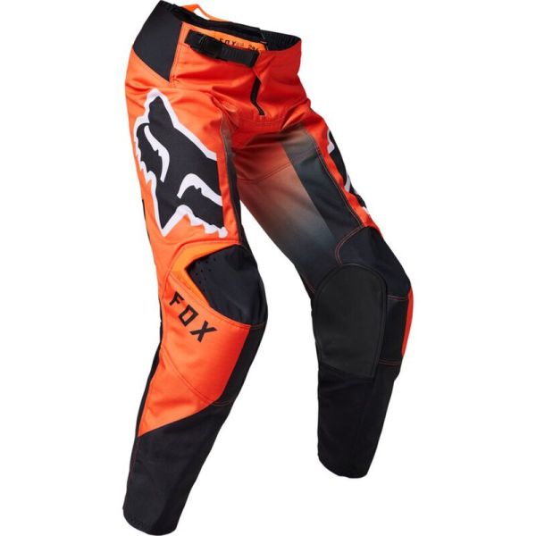 Pantaloni MX-Enduro Copii Fox Racing Pantaloni Moto MX/Enduro Copii 180 Leeds Black/Orange Fluo
