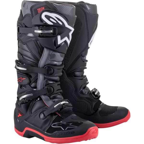 Boots MX-Enduro Alpinestars Moto MX Boots T7 Bk/gy/rd