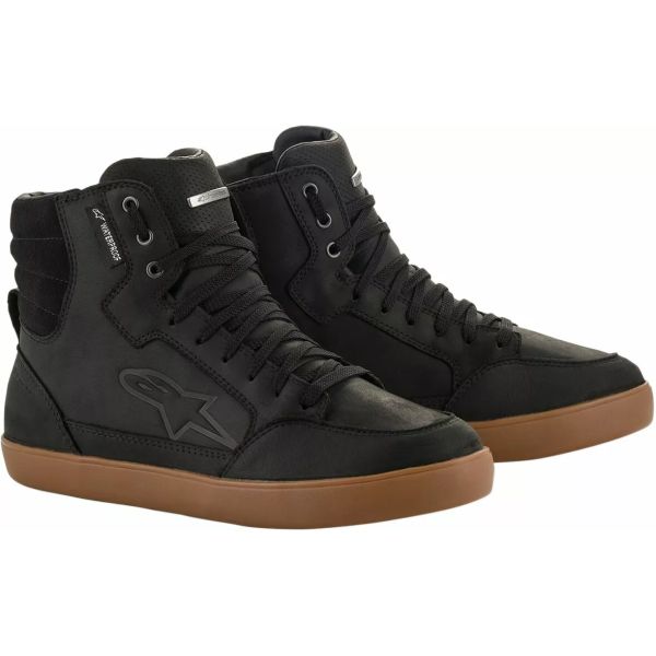 Cizme Moto Scurte/Urban Alpinestars Ghete Moto Impermeabile J-6 Black Gum